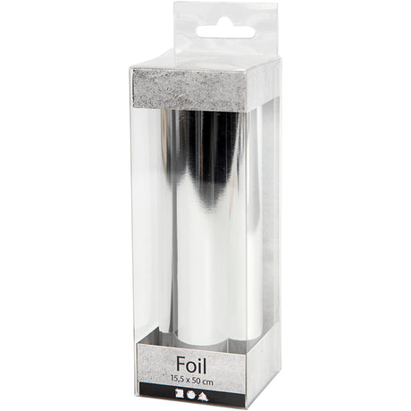 Creativ Company Deco Foil Silver, 50 cm