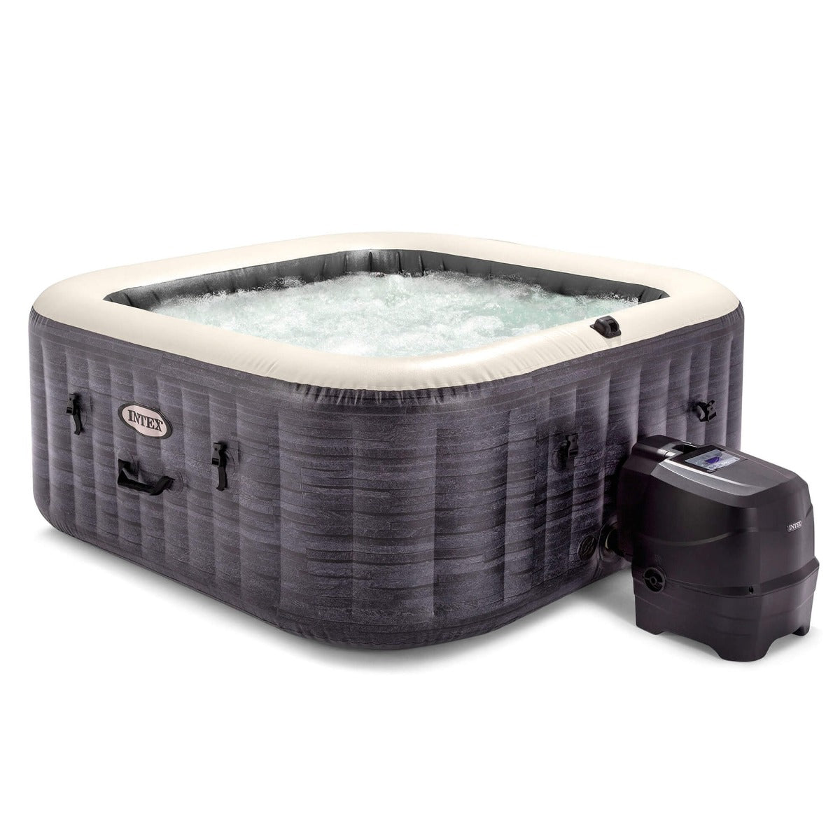 Intex Purespa Greystone Deluxe oppblåsbar boblebad