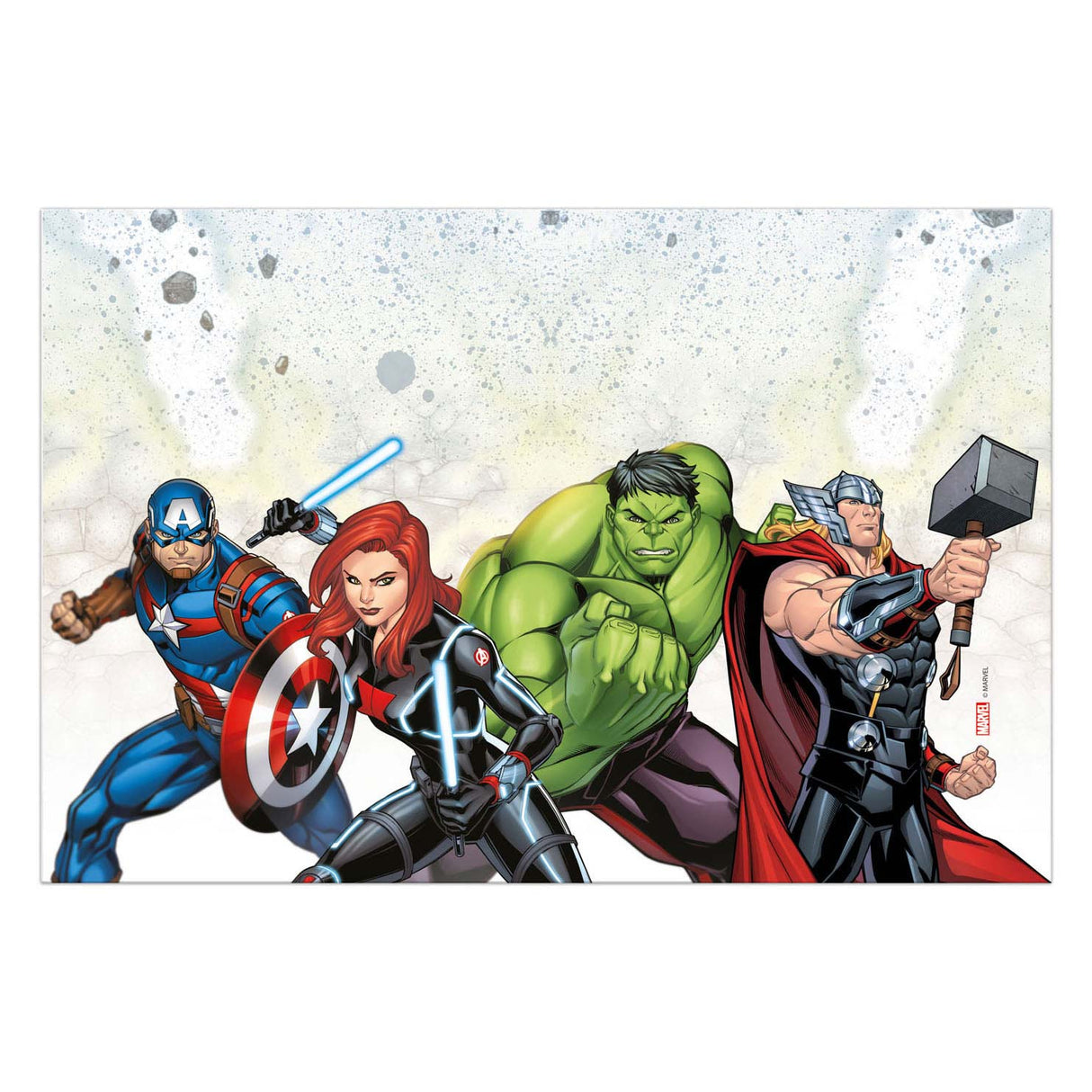 Globos Tablecloth Avengers Infinity Stones, 120x180cm