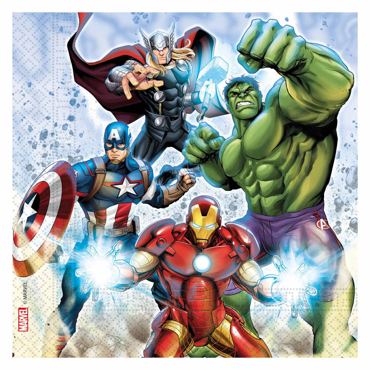 Napkins en papier FSC Avengers Infinity Stones, 20e.