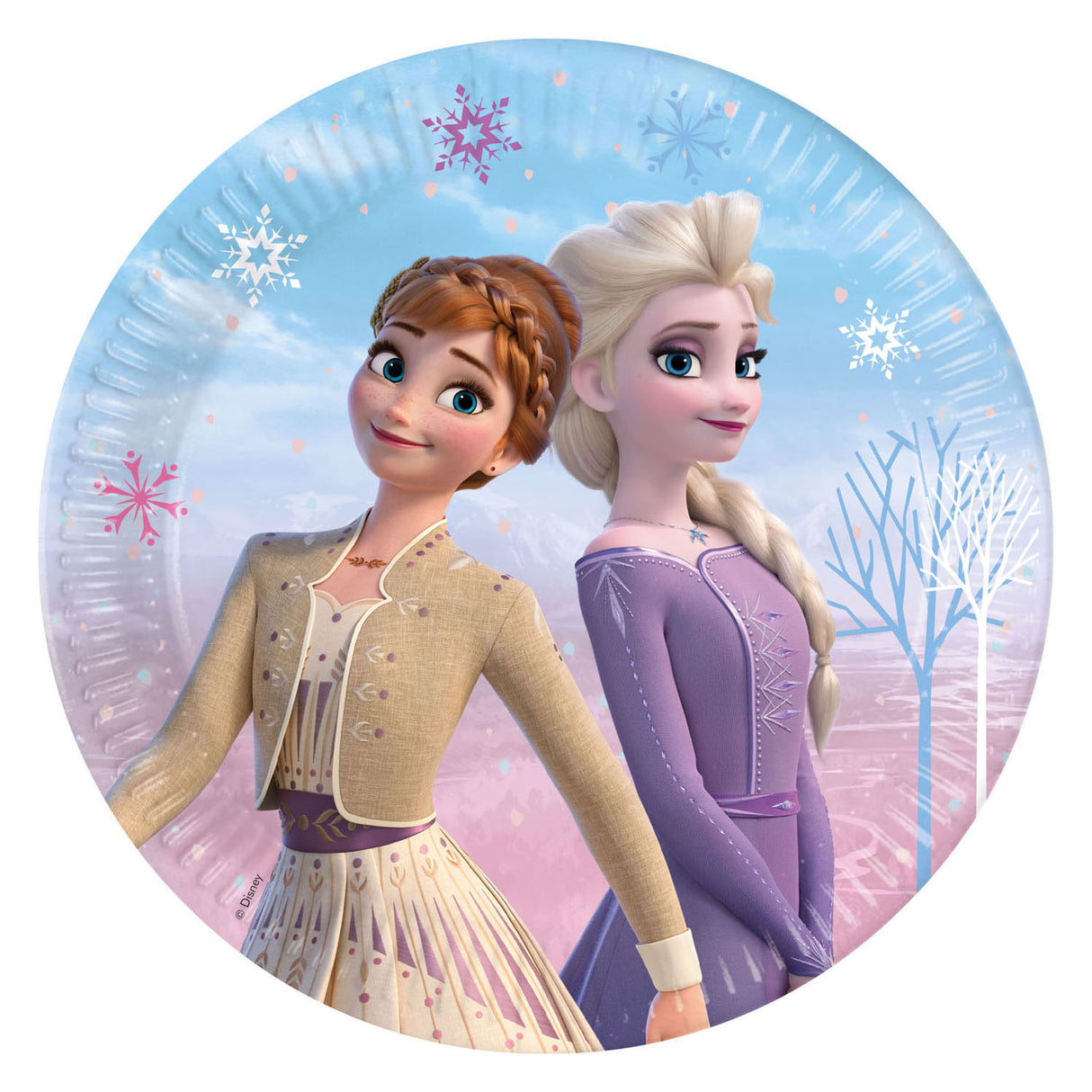 Plaques de papier Globos FSC Frozen 2 Wind Spirit, 8e.