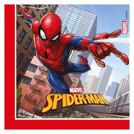 Globos popierinės servetėlės ​​fsc spider-man, 20 vnt.