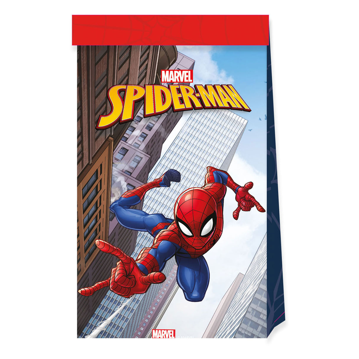 Globos Pabeier Party Poschen fsc Spider-Man, 4 Stéck.