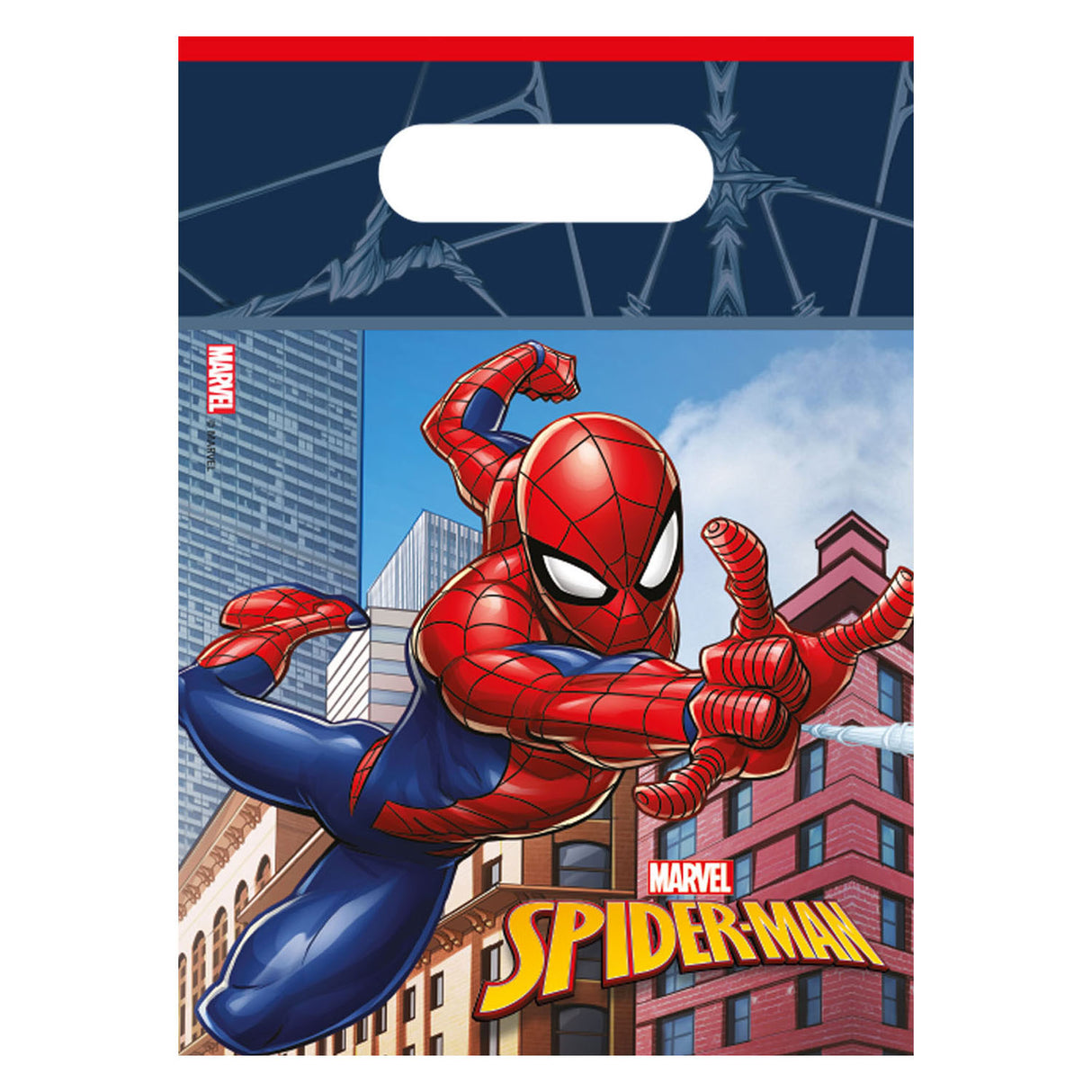 Globos Paper Party Borse Fighter Spider-Man, 6st.