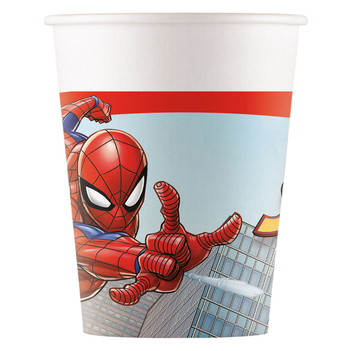 Globos Paper Cups FSC Spider-Man Crime Fighter, 8 ..