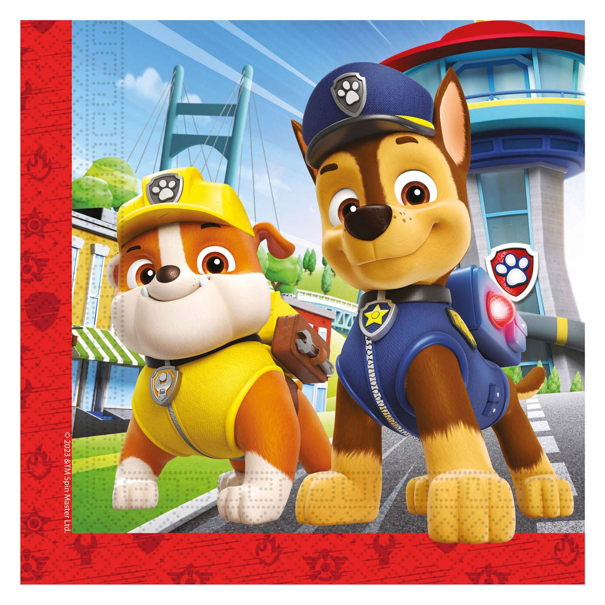 Paper napkins FSC Paw Patrol Rescue Heroes, 20st.