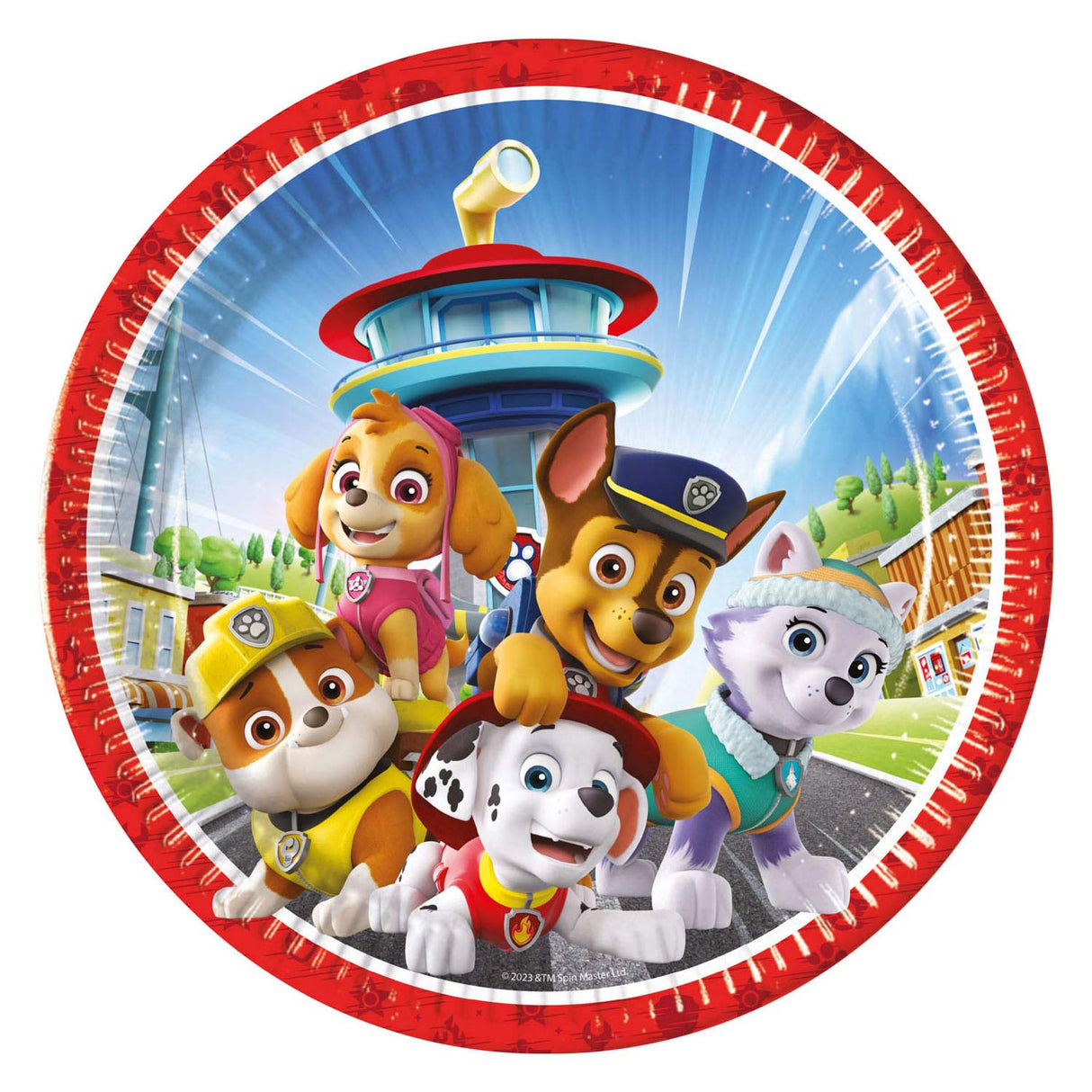 Piatti di carta FSC Paw Patrol Rescue Heroes, 8st.