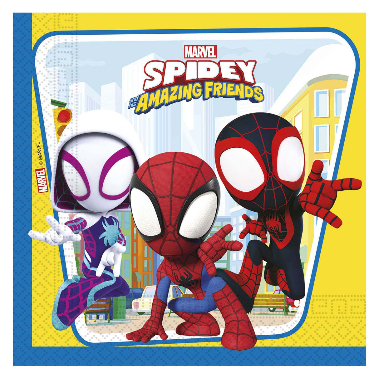 Globos paper napkins fsc spidey, 20 pcs.