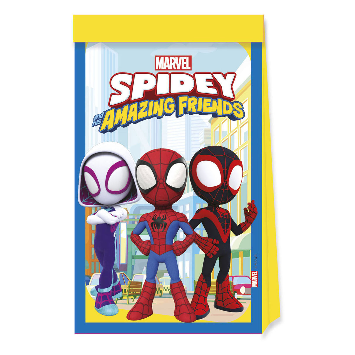 Globos Pabeier Party Bags FSC Spidey, 4st.