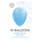 Gloos Ballonen hell blo 30 cm, 10st.