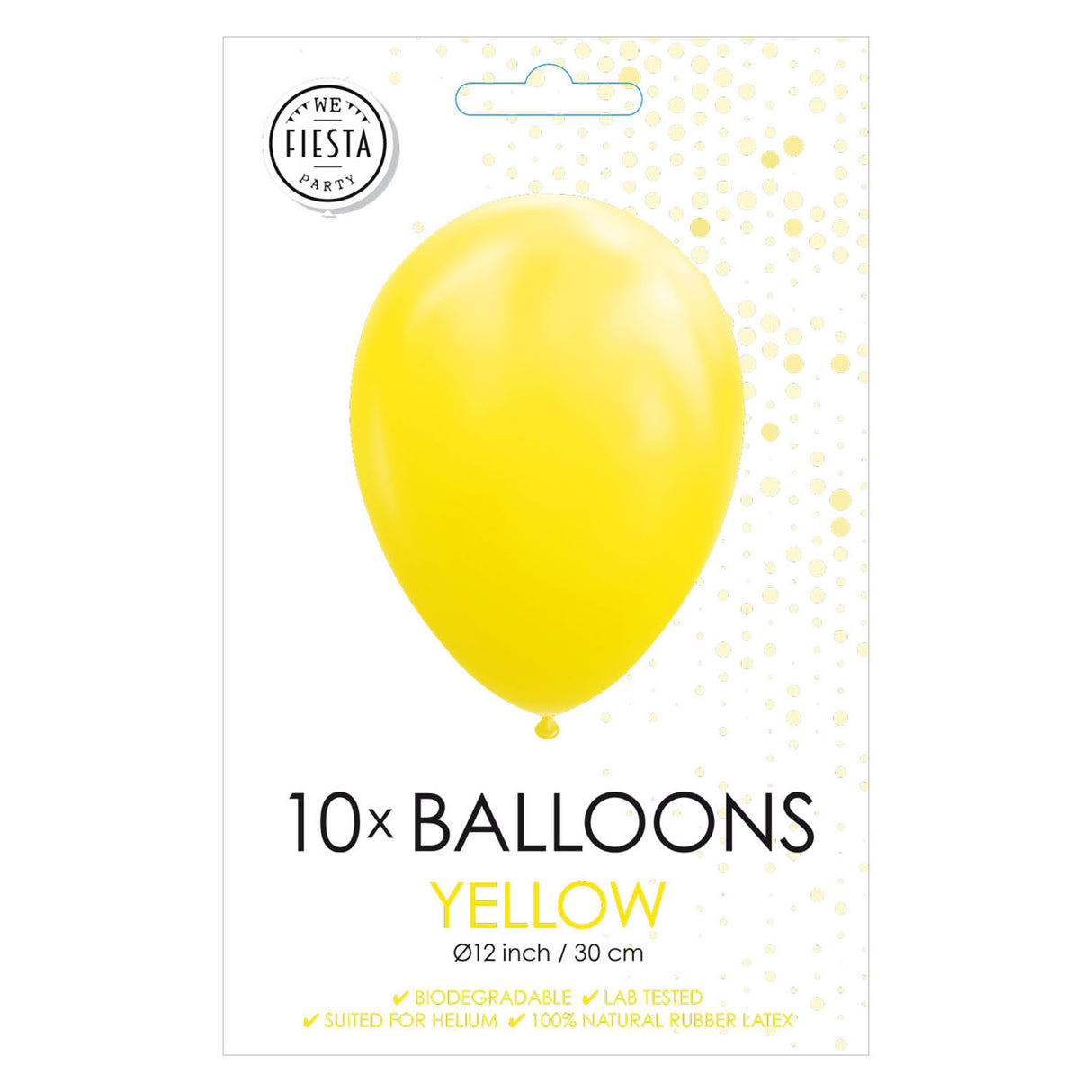 Globos balloner gul 30 cm, 10 ..