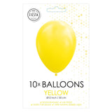 Globos balloner gul 30 cm, 10 ..