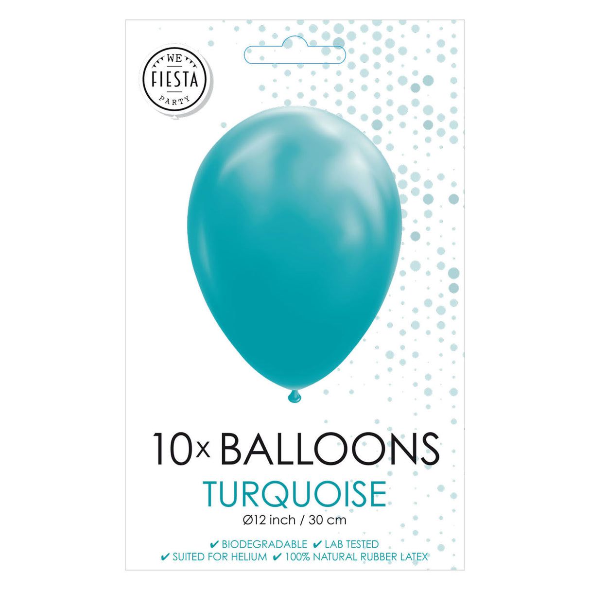 Globos ballonger turkis, 30 cm, 10 ..