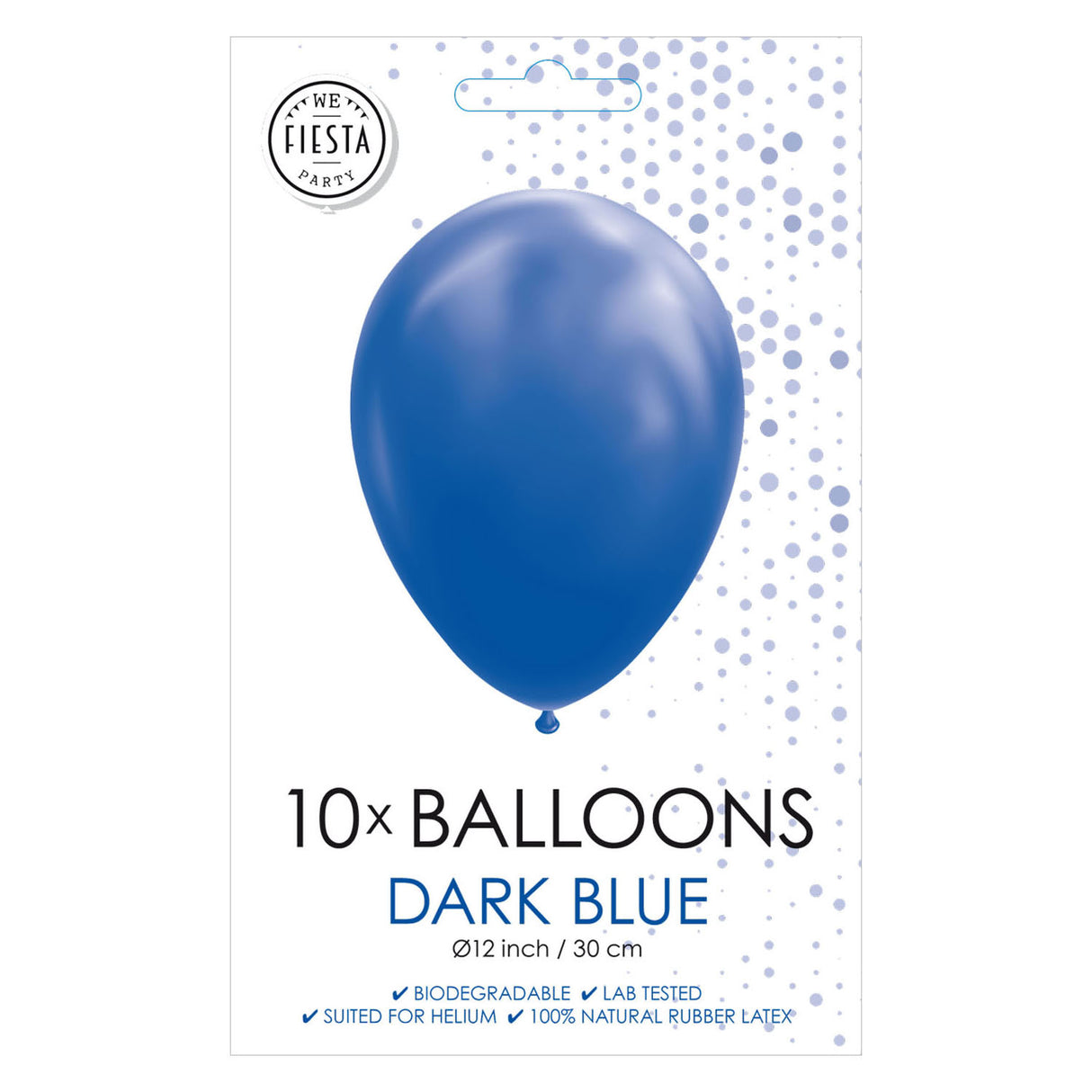 Globos balloons dark blue 30 cm, 10st.