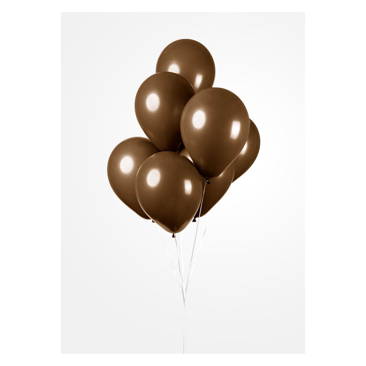 Globos Balloons Brown, 30 cm, 10.