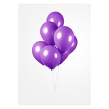 Globos ballonger lilla 30 cm, 10.