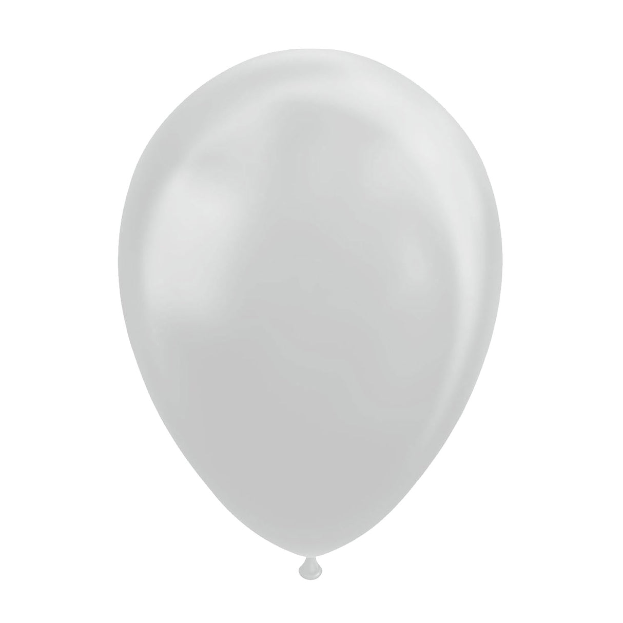 Balloon Globos Metallic Silver 30 cm, 10st.