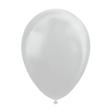 Globos Balloons Metallic Silver 30 cm, 10 ..