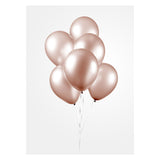 Balony Globos Pearl Rose Gold 30 cm, 10st.