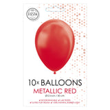 Gloobs Ballononen Pearl Red 30cm, 10st.