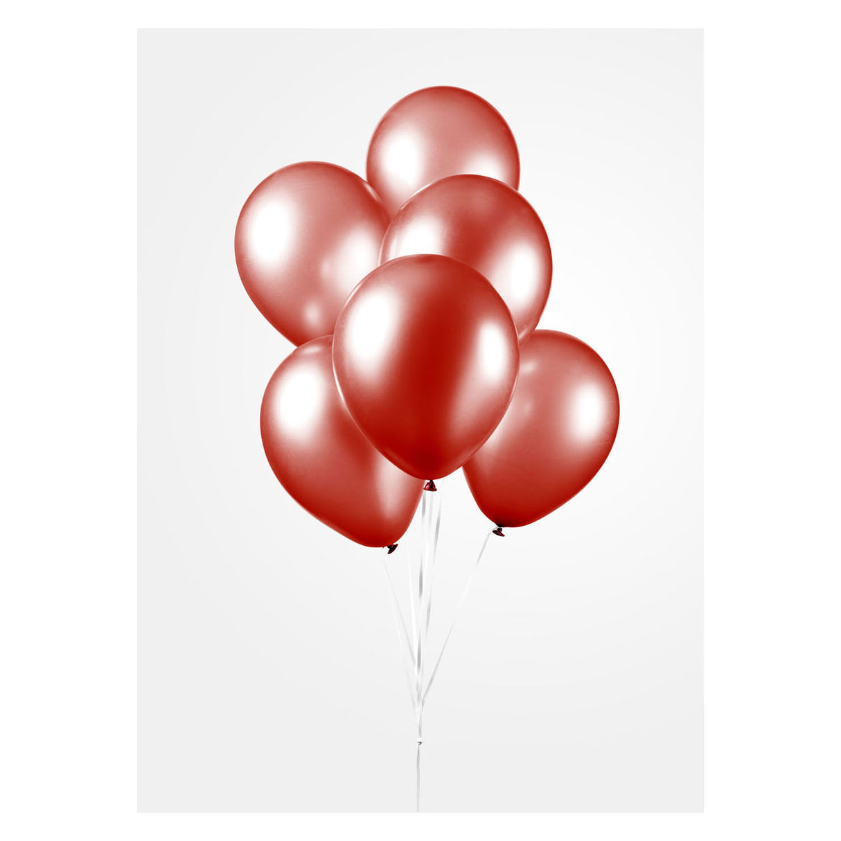 Gloobs Ballononen Pearl Red 30cm, 10st.