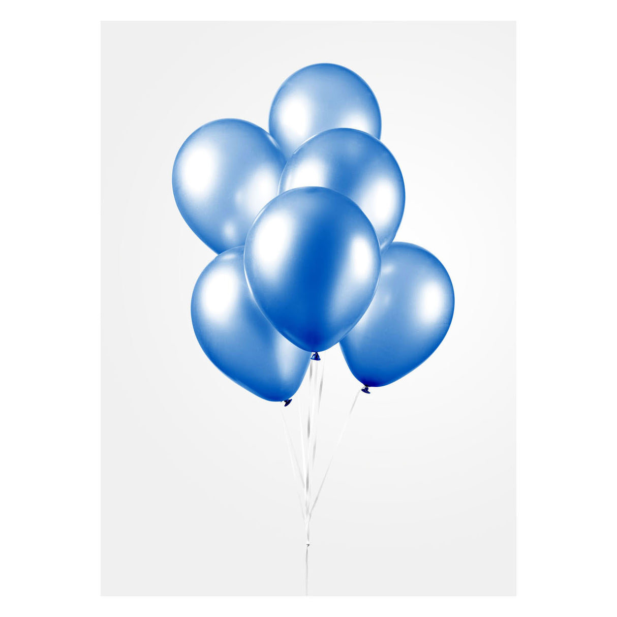 Globos Balloons Metallic Blue 30cm, 10t.