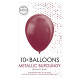 Globos ballonger metalliska Bordeaux 30cm, 10: e.