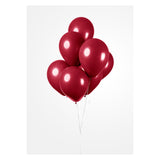 Globos ballonger metalliska Bordeaux 30cm, 10: e.