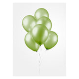 Globos Balloons Metallic Green 30 cm, 10 ..