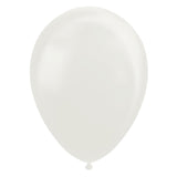 Globos Balloons Pearl White 30cm, 10e.