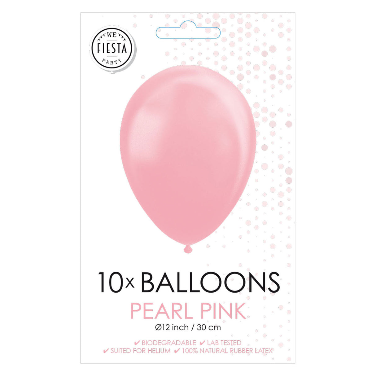 Balony Globos Pearl Pink 30 cm, 10st.