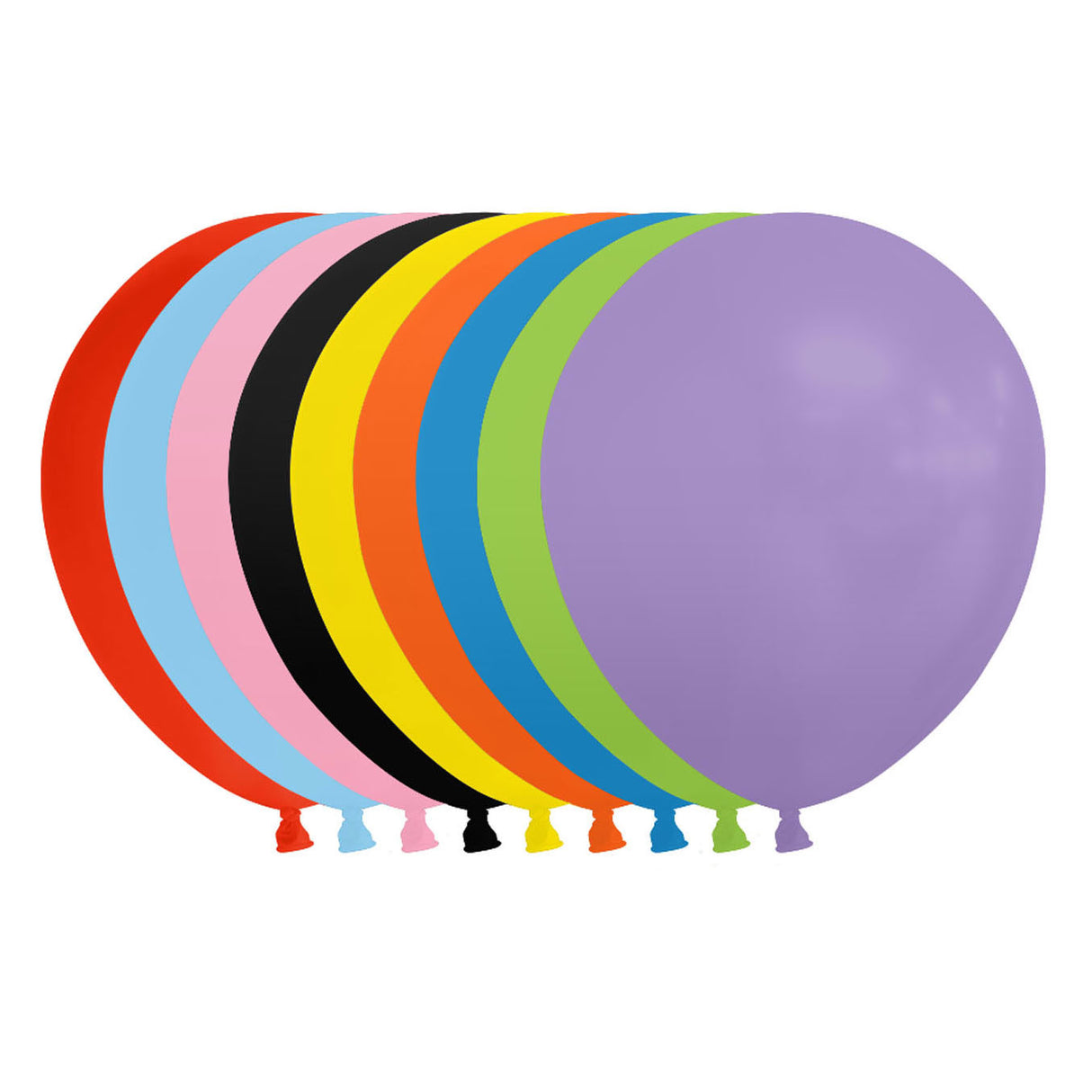 Globos balloons mixed colors 13 cm, 100th.