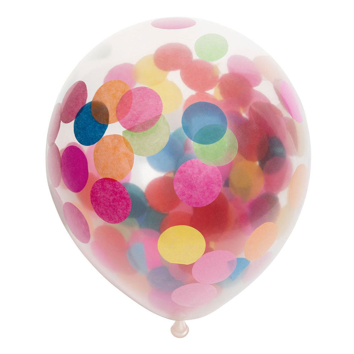 Globos konfetti balony papierowe konfetti mix 30 cm, 6st.