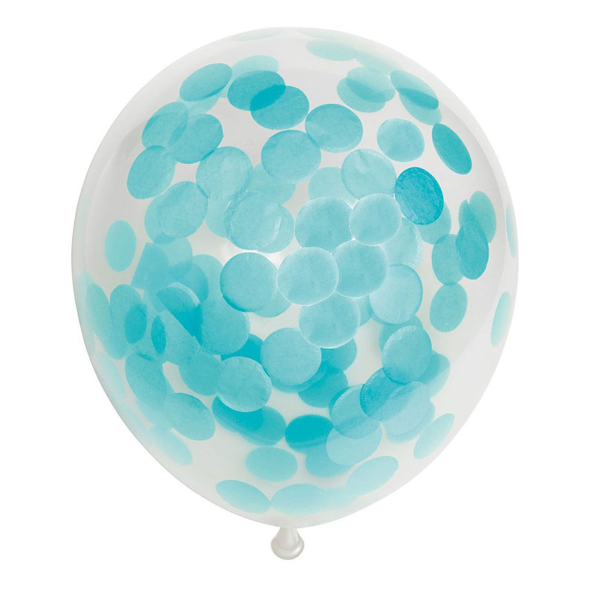 Confetti Balloons Paper Confetti Baby Blue 30 cm, 6st.