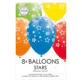 Balloons stjerner blander farger 30 cm, 8.