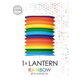 Rainbow di lanterna di carta Globos, 16 cm