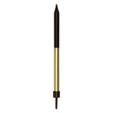 Globos cake candles 9.5cm with holders black gold - 12 pcs.