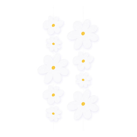 Globos Paper Daisy Garland - 2m