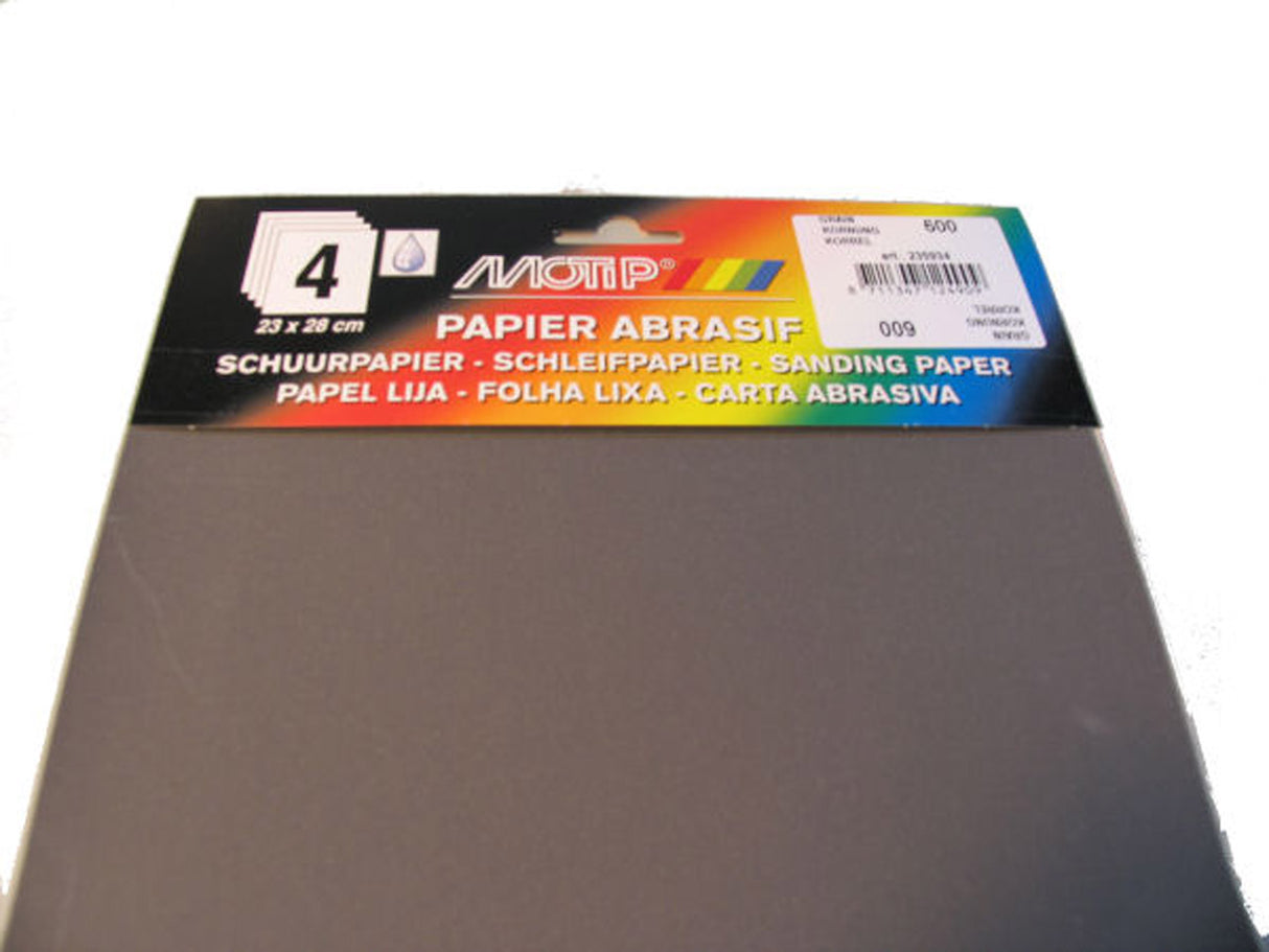 Papel de lija HPX HPX Korrel 600 (4 piezas)