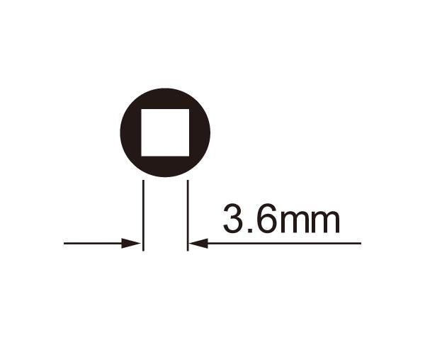 IceToolz Spaaknippelsleutel 12D3 voor 3,6 mm (vierkante nippels)