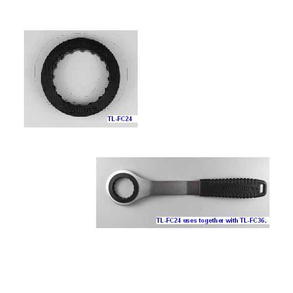 Shimano Shim. Bracket Adapter Montage Key TL-FC24 PVC Y13009240