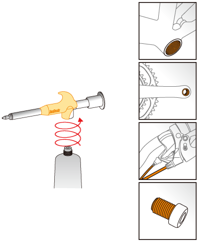 Fedt spray inklusive rørkobberfedt Icetoolz C278 (120 ml)