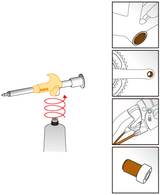 Fedt spray inklusive rørkobberfedt Icetoolz C278 (120 ml)