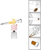 IceToolz Vetspuit inclusief tube kopervet C278 (120 ml)