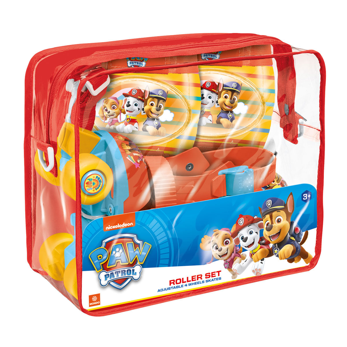 Mondo Paw Patrol Roller Skating With Protective Set, MT 22-29