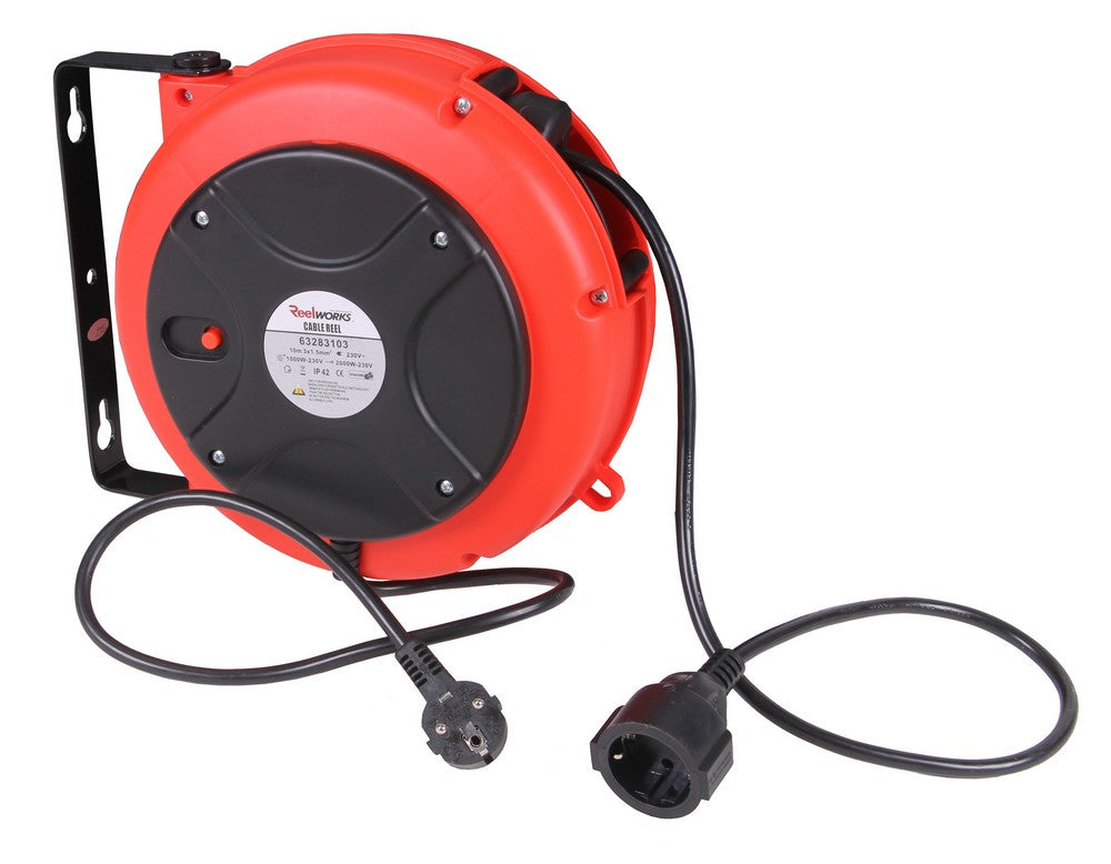 Cable reel automatically for wall mounting 230 volts (10 meters)