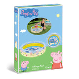 Mondo Peppa Pig Pool Piscine 3 anneaux, 100 cm