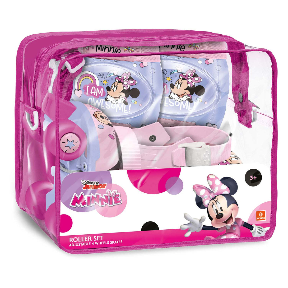 Mondo Minnie Roller Pating avec ensemble de protection