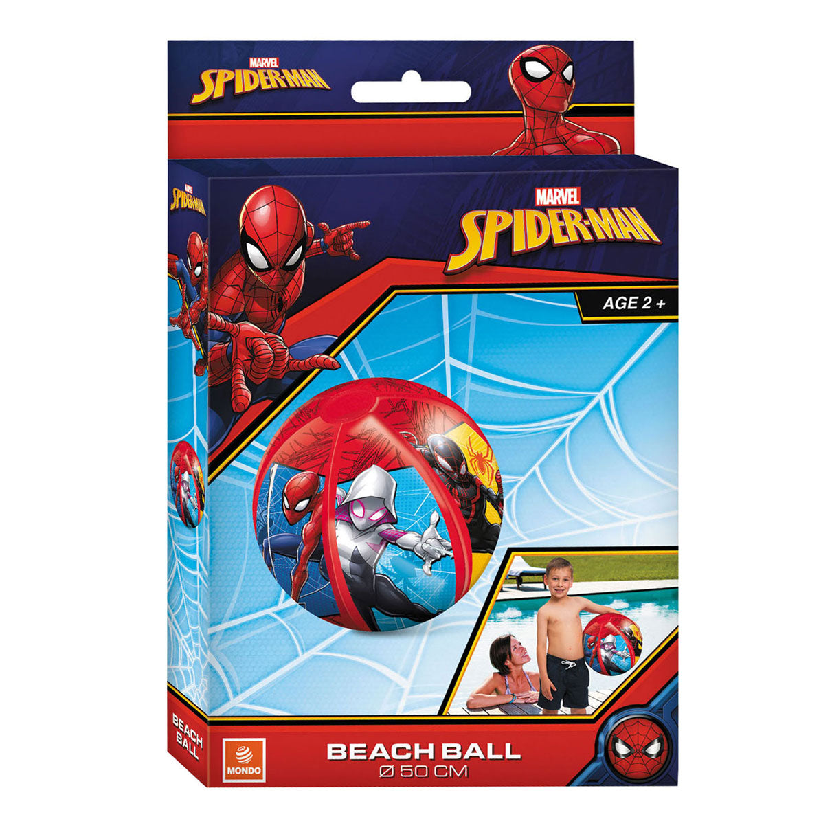 Mondoo Beach Kugel Spiderman