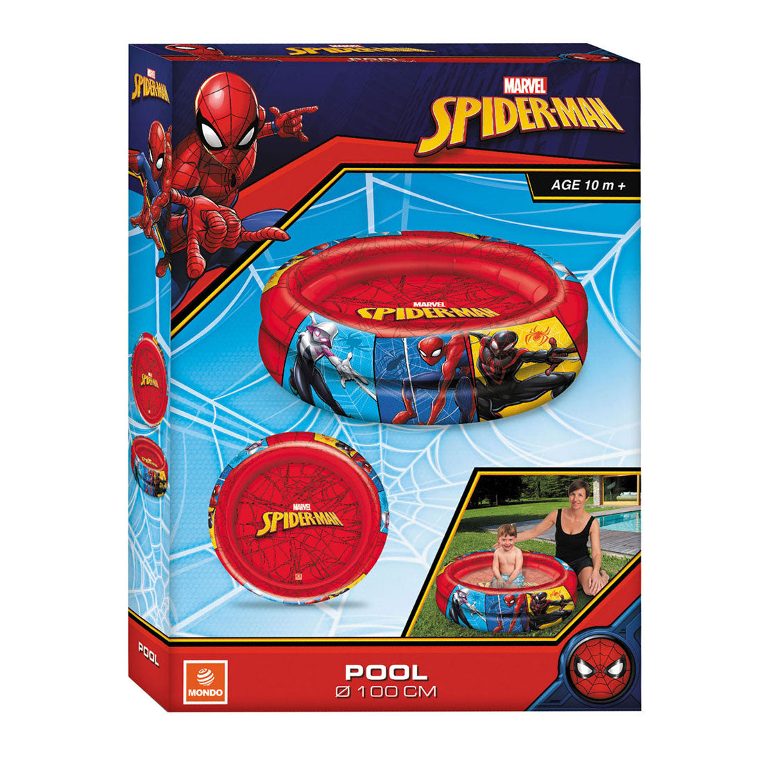 Mondo Schwimmbad Spiderman, 100 cm